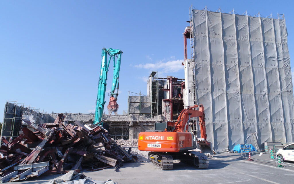 大規模解体工事画像