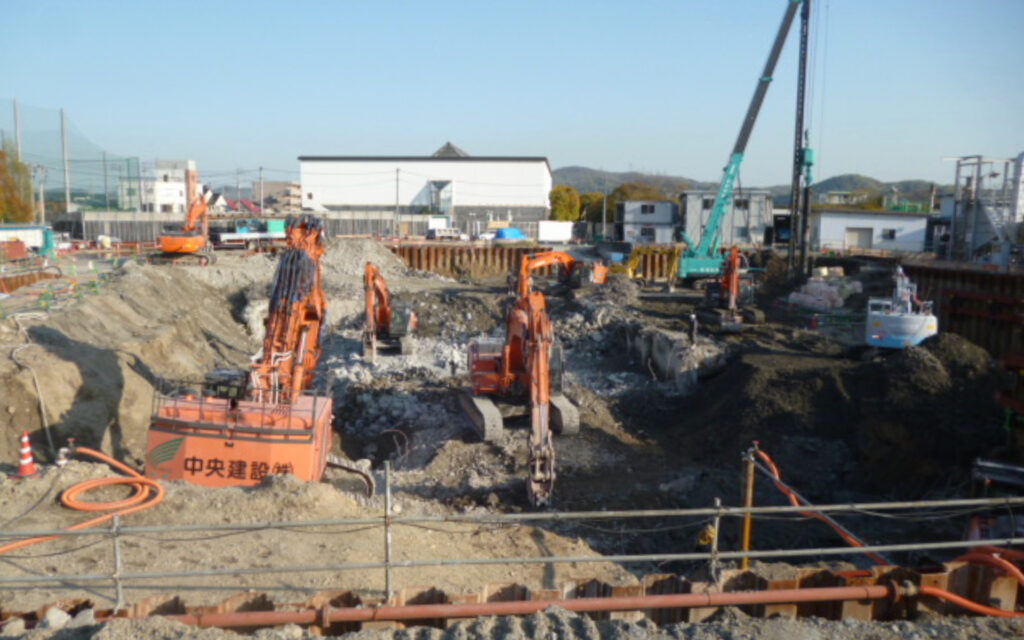 大規模解体工事画像