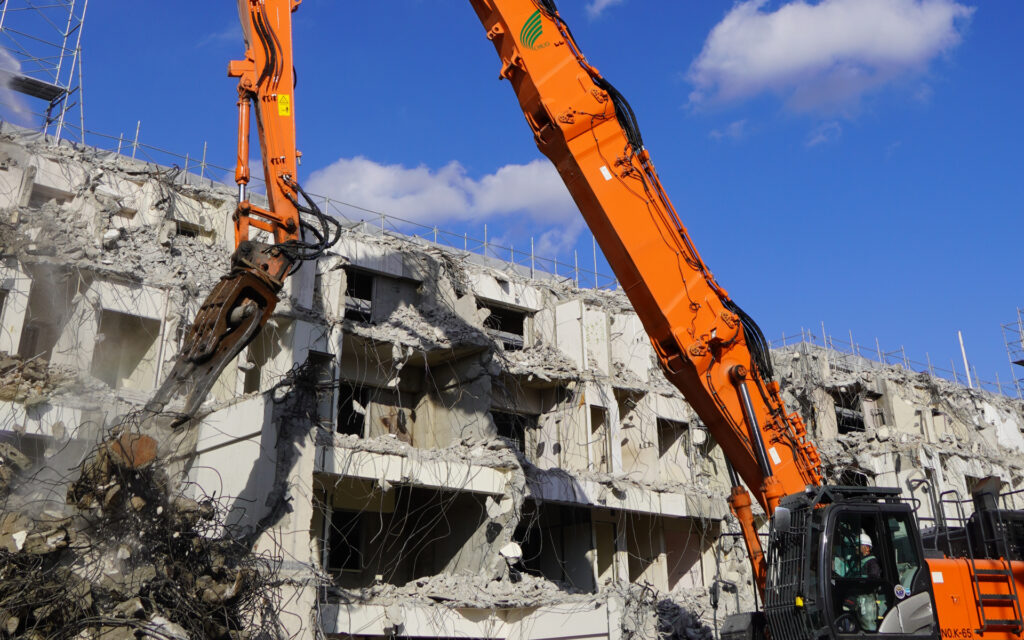 大規模解体工事画像