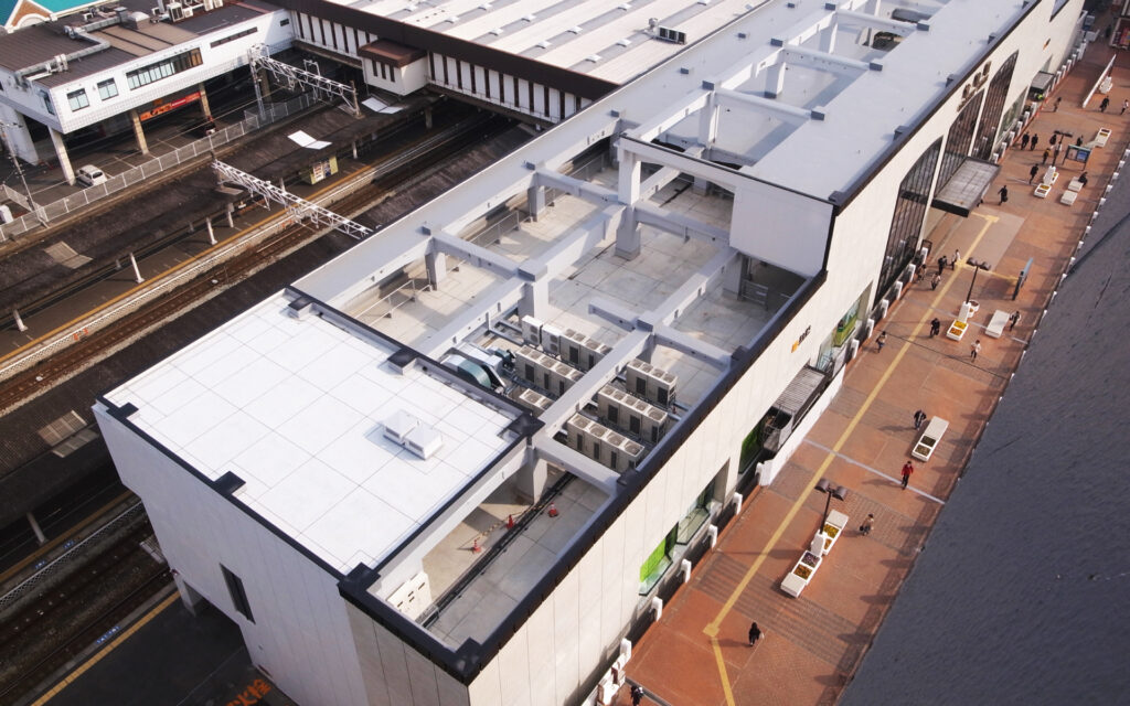 大規模部分解体工事画像