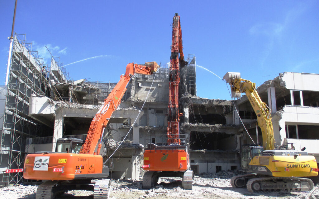 大規模解体工事画像