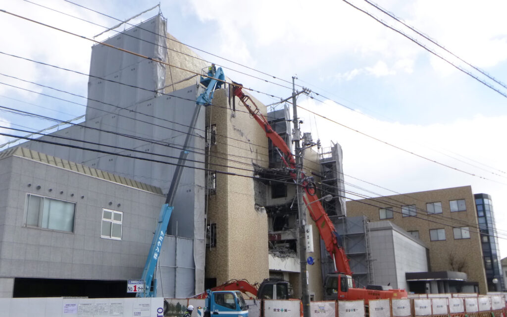 大規模解体工事画像